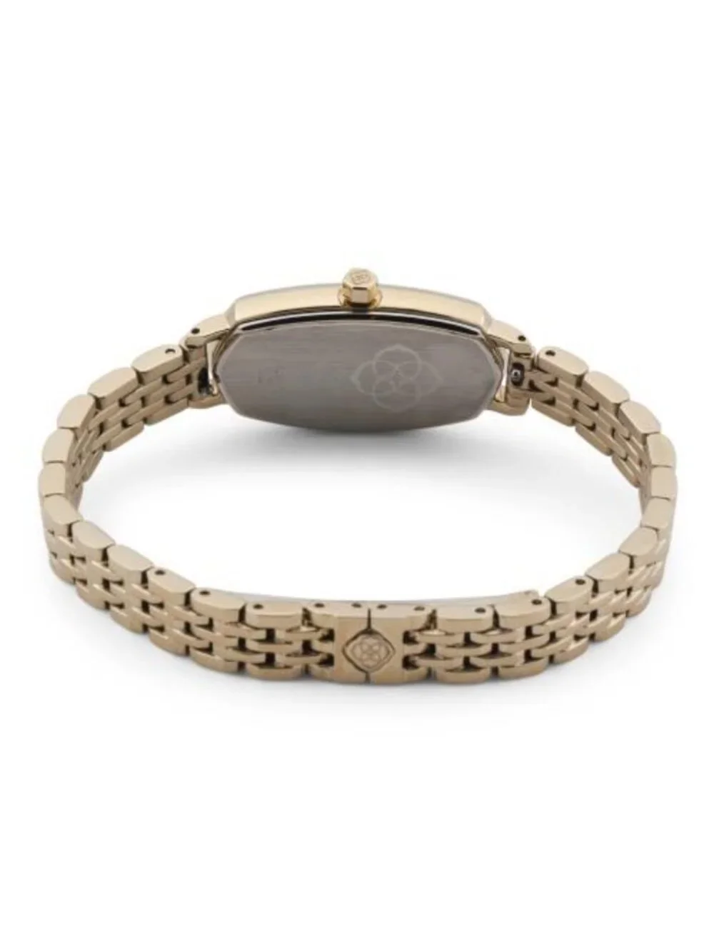 Kendra Scott Elle Two Tone Stainless Steel Watch in Black Mother-of-Pearl